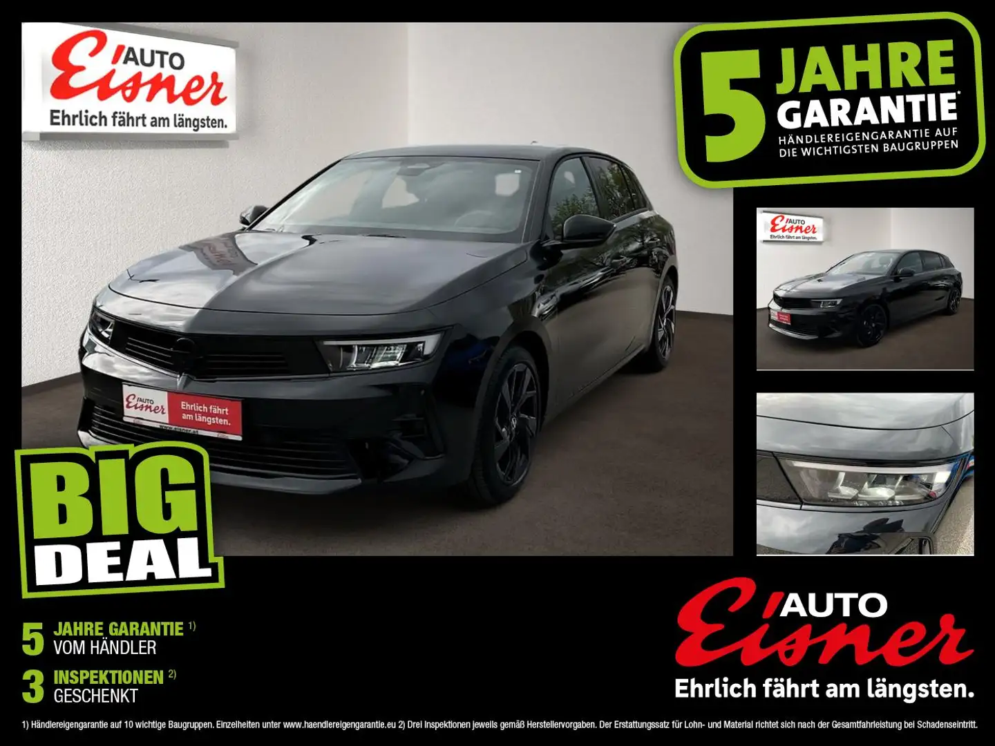 Opel Astra GS 1.2 TURBO Schwarz - 1