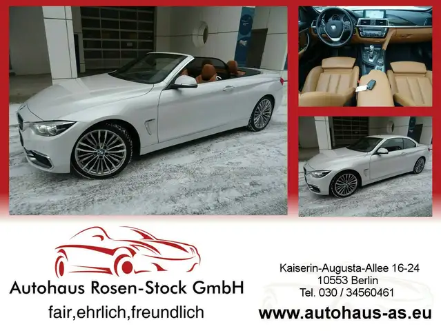 BMW 420 420i Cabrio LuxuryLine SAG ,Leder,Kamera,Open Air