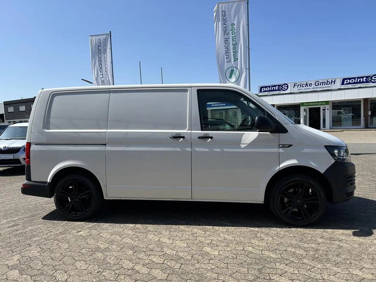 Volkswagen T6 Transporter 2.0 TDI Kasten Klima 1.Hand NAVI 19" ALU 110 kW... Blanc - 2