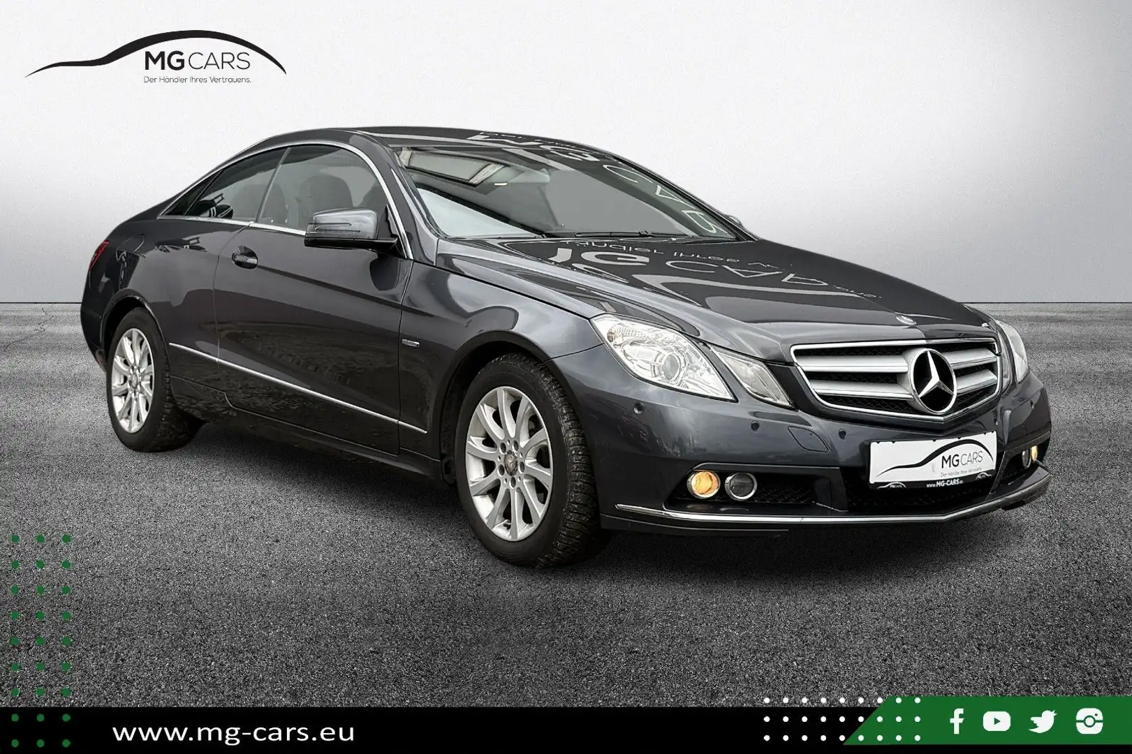 Mercedes-Benz E 250 ~Coupe~Vollleder~Navigation~PDC~SHZ~Top! Gris - 1