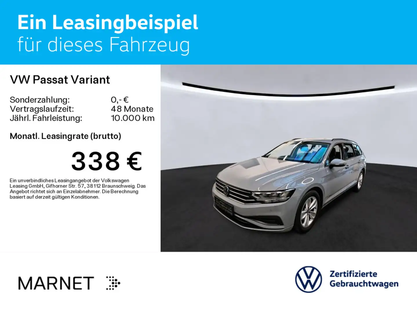 Volkswagen Passat Variant 1.5 TSI DSG *Navi*AHK*Kamera*Keyl Grau - 2