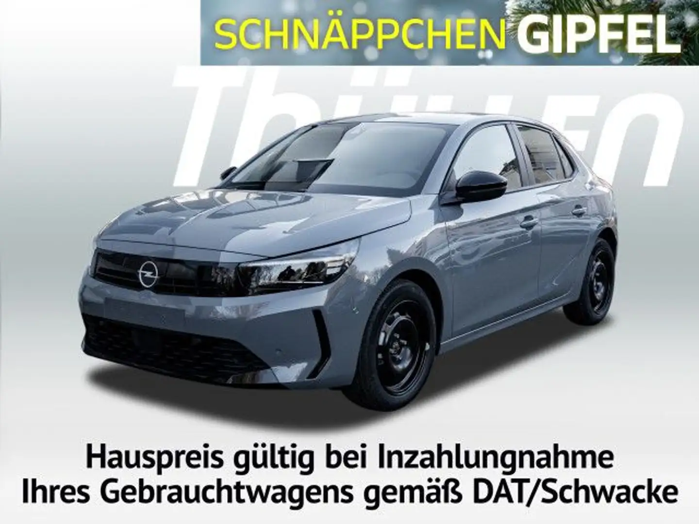 Opel Corsa 1.2 Turbo Klima Einparkhilfe el. Fenster Grau - 1