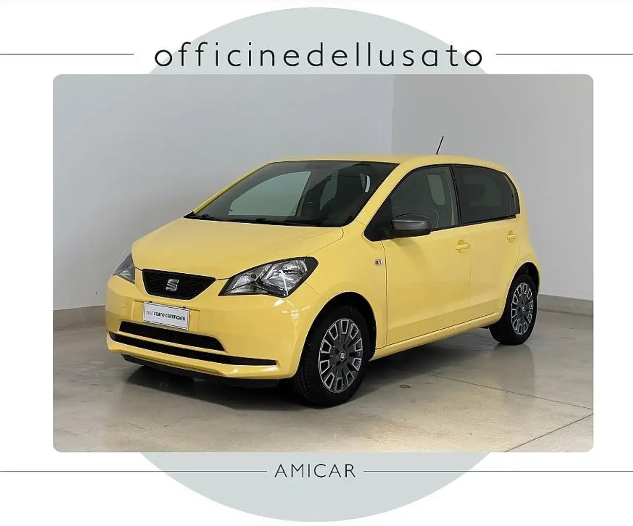 SEAT Mii 1.0 68 CV 5 porte Chic Ecofuel Giallo - 1