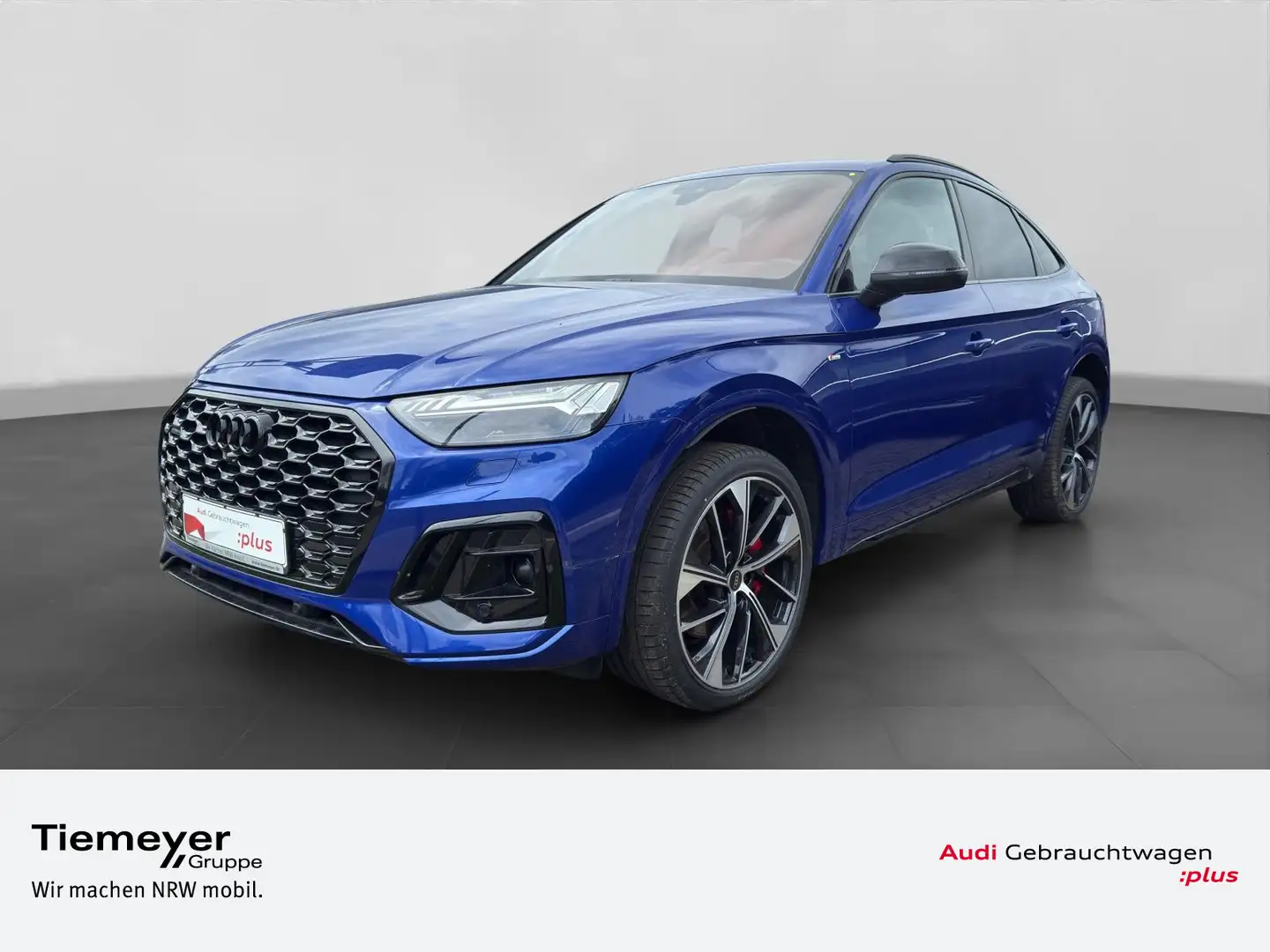 Audi Q5 55 TFSIe Q 2x S LINE MATRIX BuO HuD Blau - 1