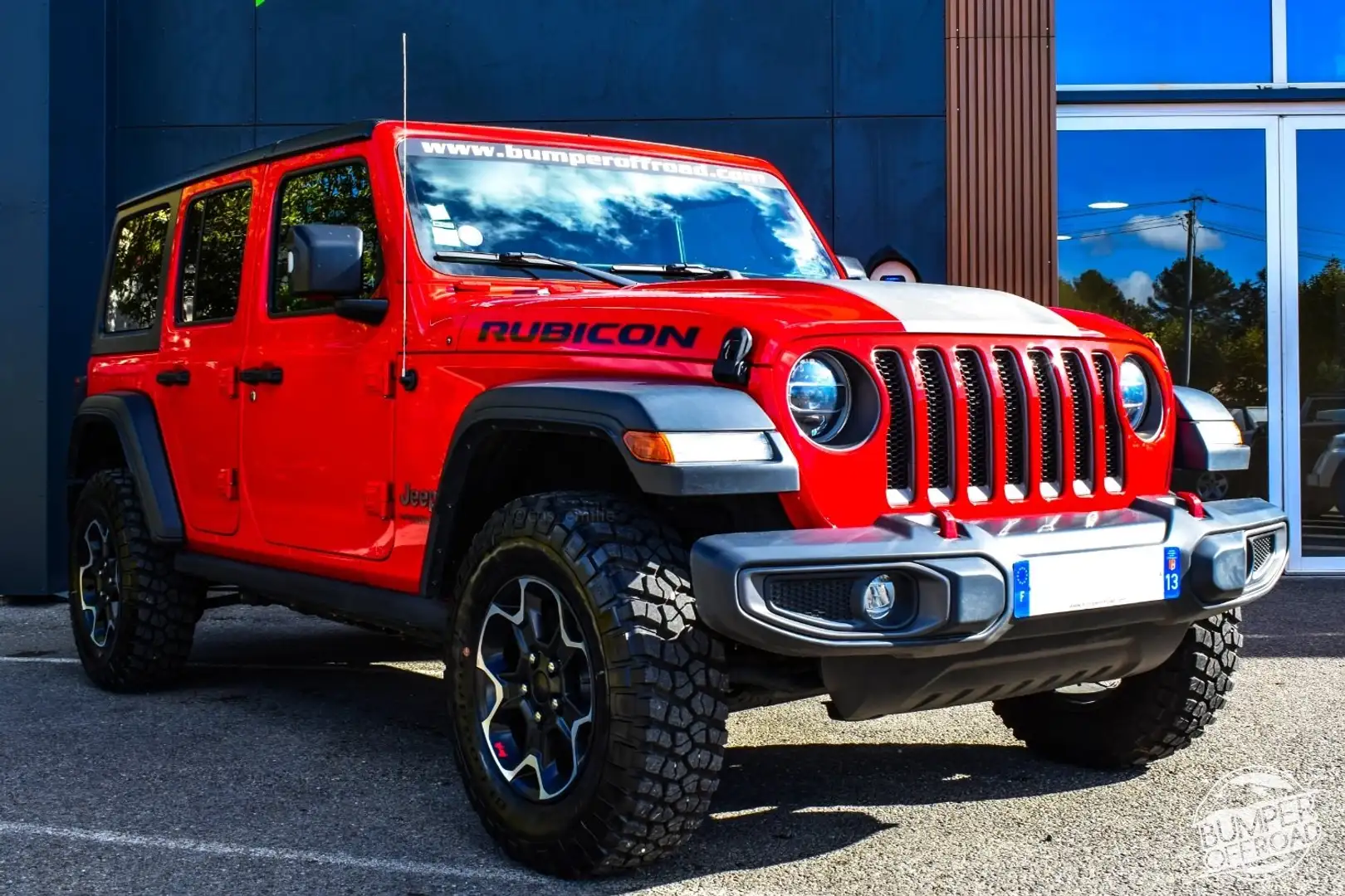 Jeep Wrangler Wrangler Unlimited 2.0 l T 272 ch 4x4 BVA8 Rubicon Rojo - 2