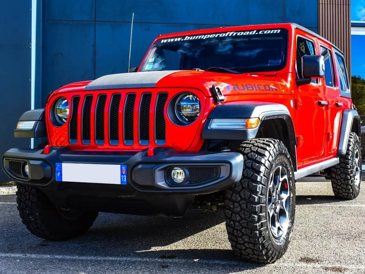 Jeep Wrangler Wrangler Unlimited 2.0 l T 272 ch 4x4 BVA8 Rubicon Rojo - 1