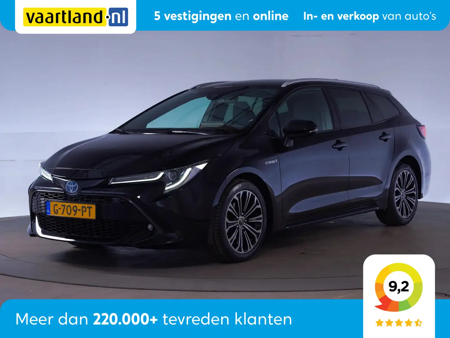 Toyota Corolla TOURING SPORTS 1.8 Hybrid Style [ LED Navi Adapt.c Zwart - 1
