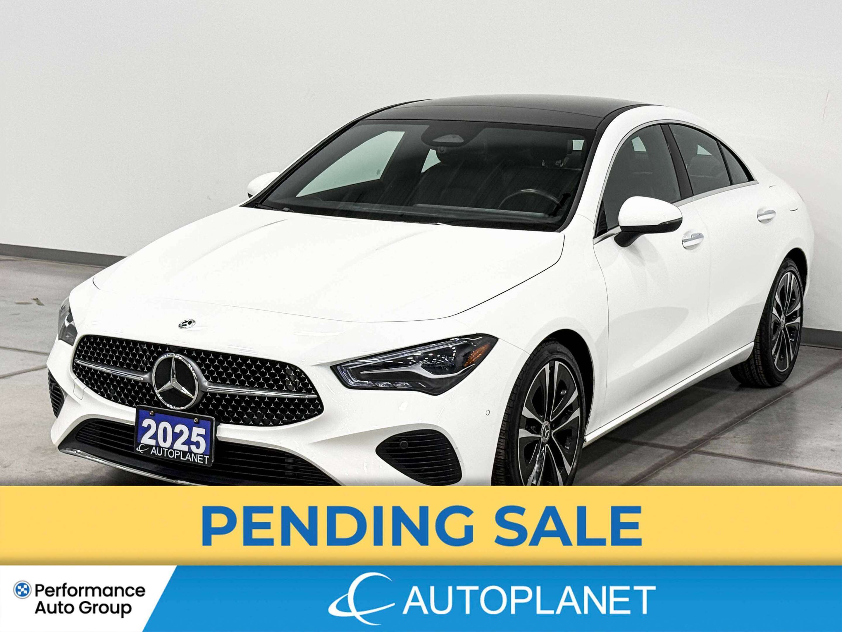 White 2025 Mercedes-Benz CLA Coupe All-Wheel Drive Automatic