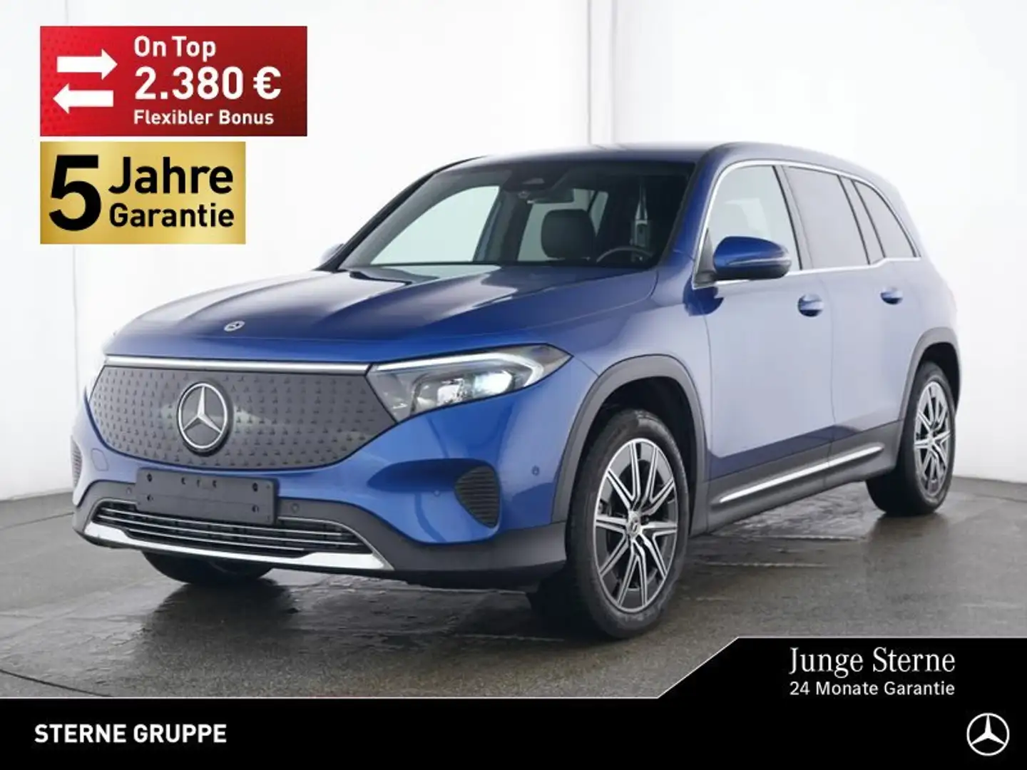 Mercedes-Benz EQB 300 EQB 300 4M 19''AMG AHK Burme Verstelldämpf Dist Blau - 1