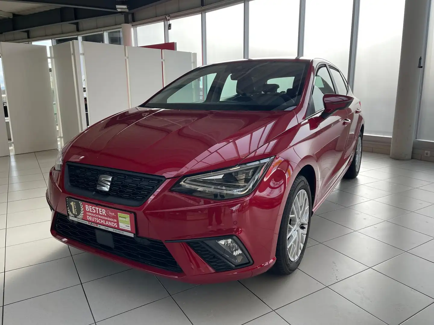 SEAT Ibiza 1.0 TSI+Klimaautomatik+Kamera+Alu+LED+voll Rouge - 2