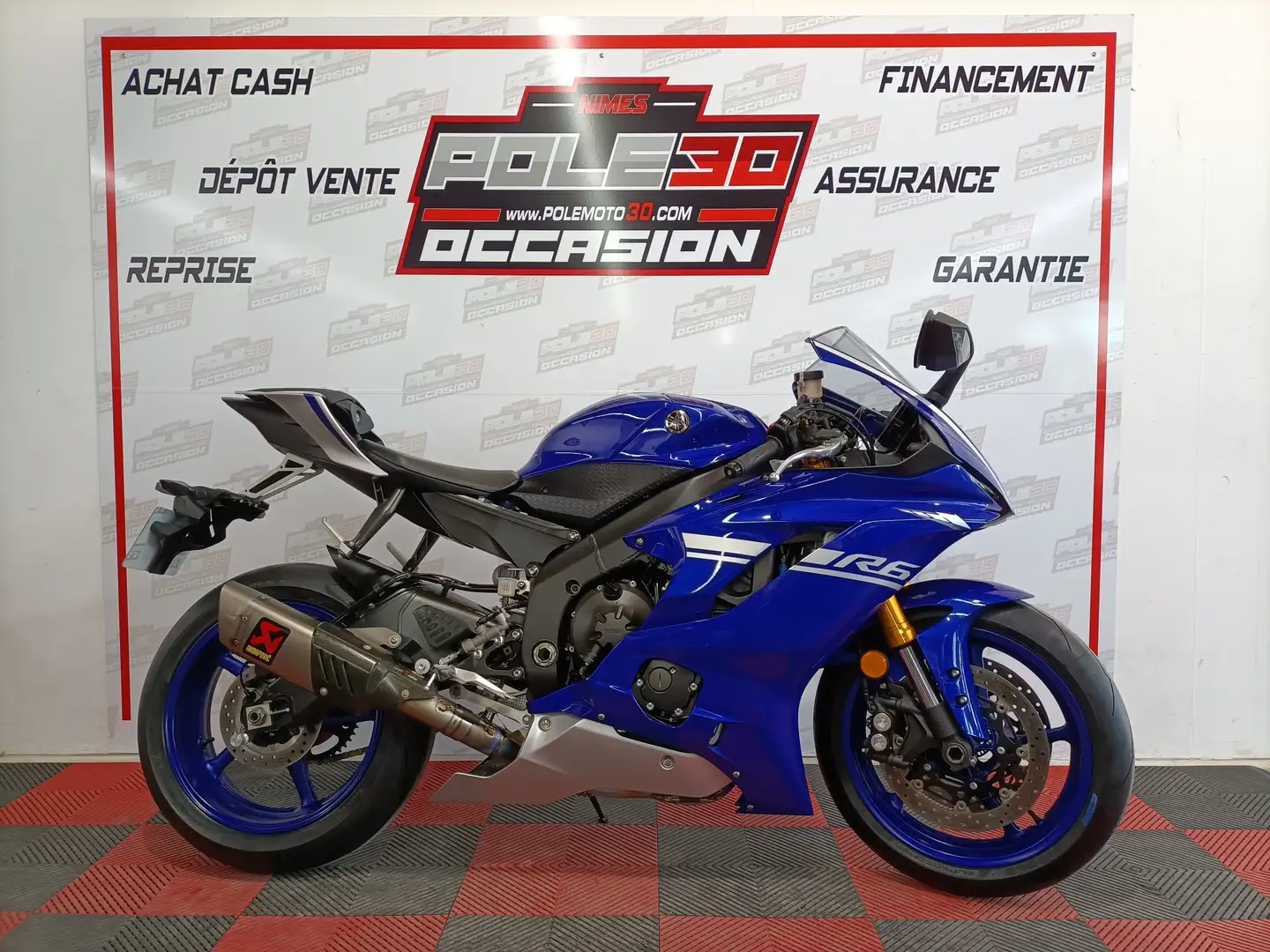 Yamaha YZF-R6 Azul - 1