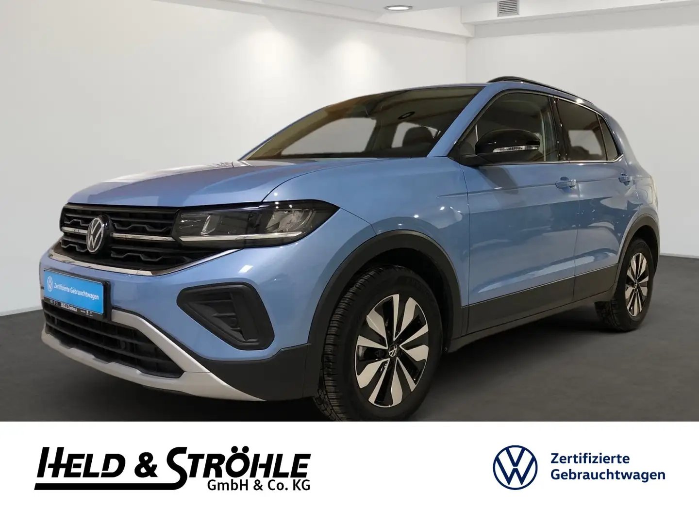 Volkswagen T-Cross GOAL 1.0 TSI LED NAV TRAVEL ASSIST DAB+ Bleu - 1