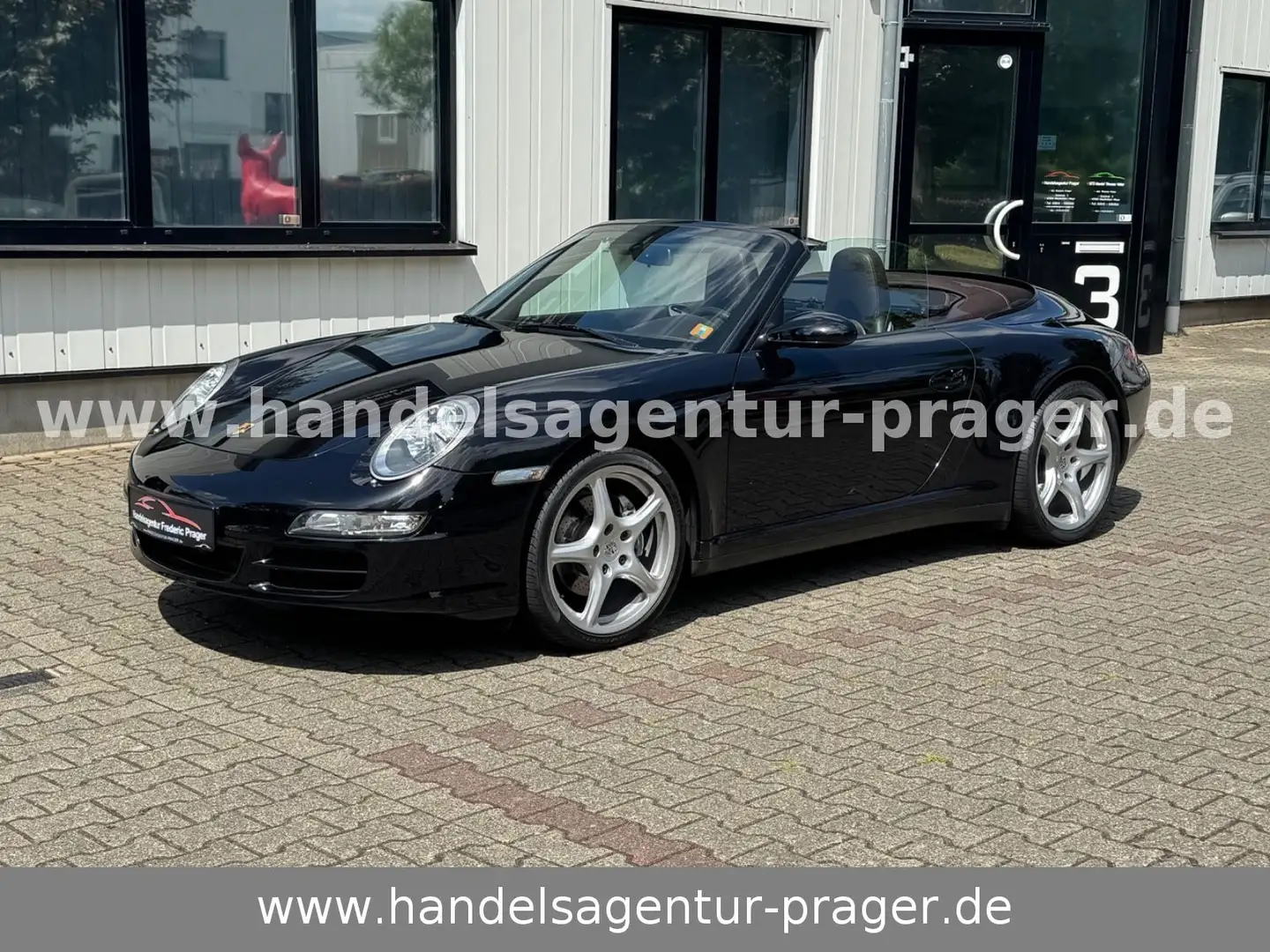 Porsche 997 911 997 Carrera 4 Cabrio Bose Leder PCM Sportabg Schwarz - 1