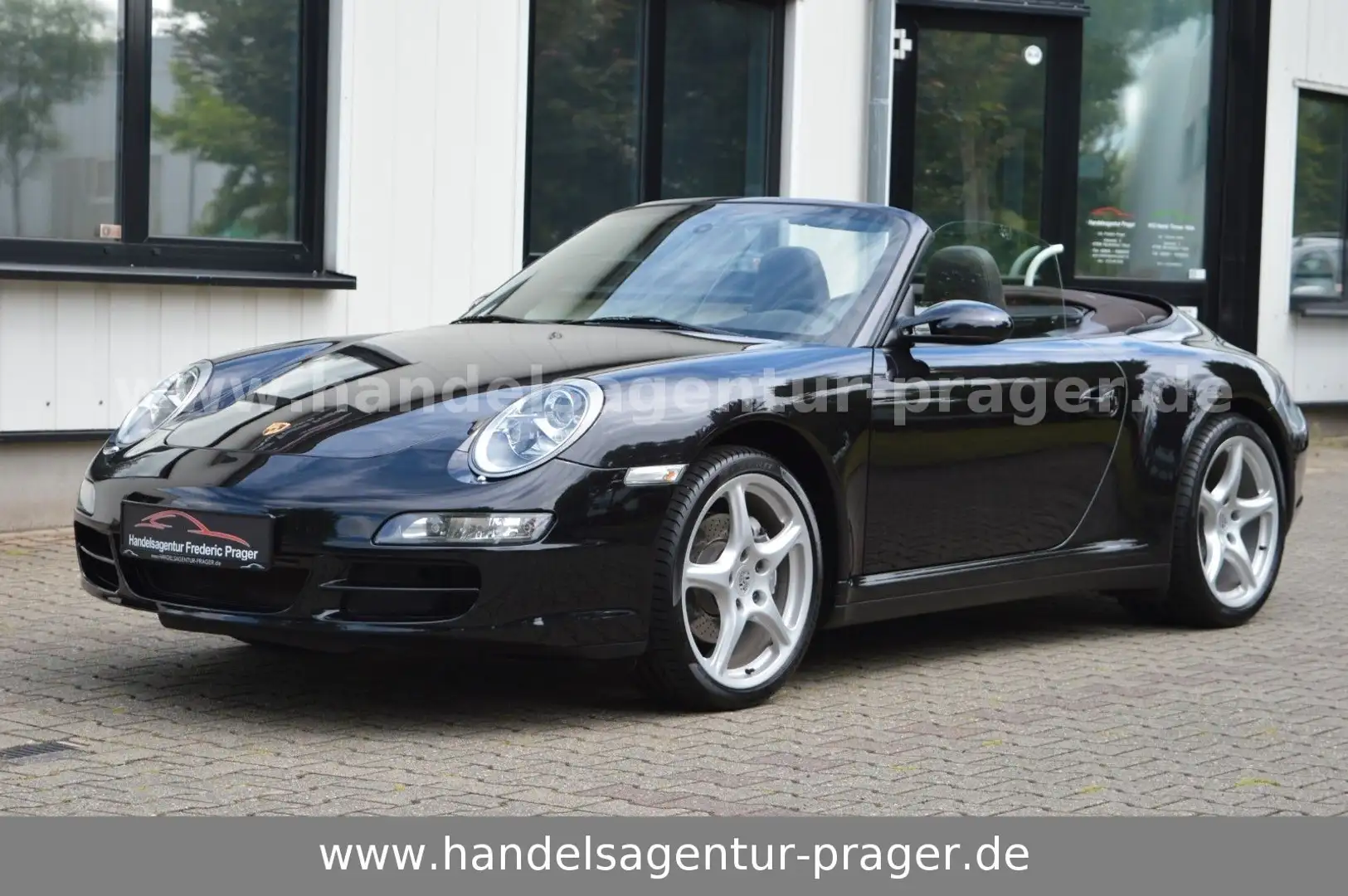 Porsche 997 911 997 Carrera 4 Cabrio Bose Leder PCM Sportabg Schwarz - 1