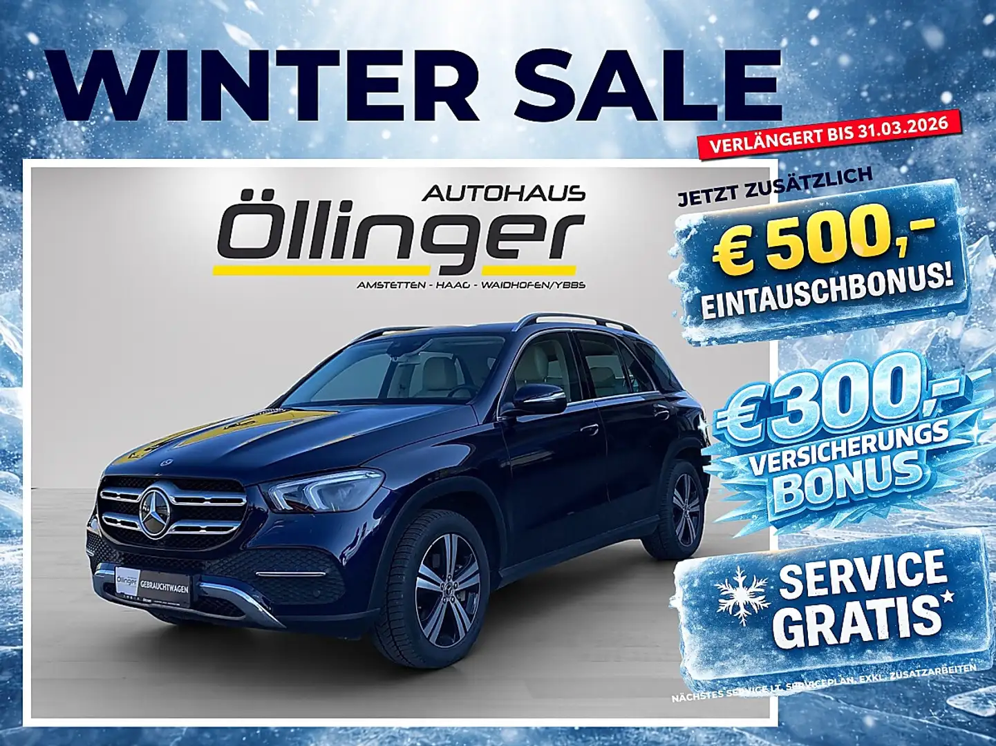 Mercedes-Benz GLE 300 d 4Matic Aut. Blau - 1