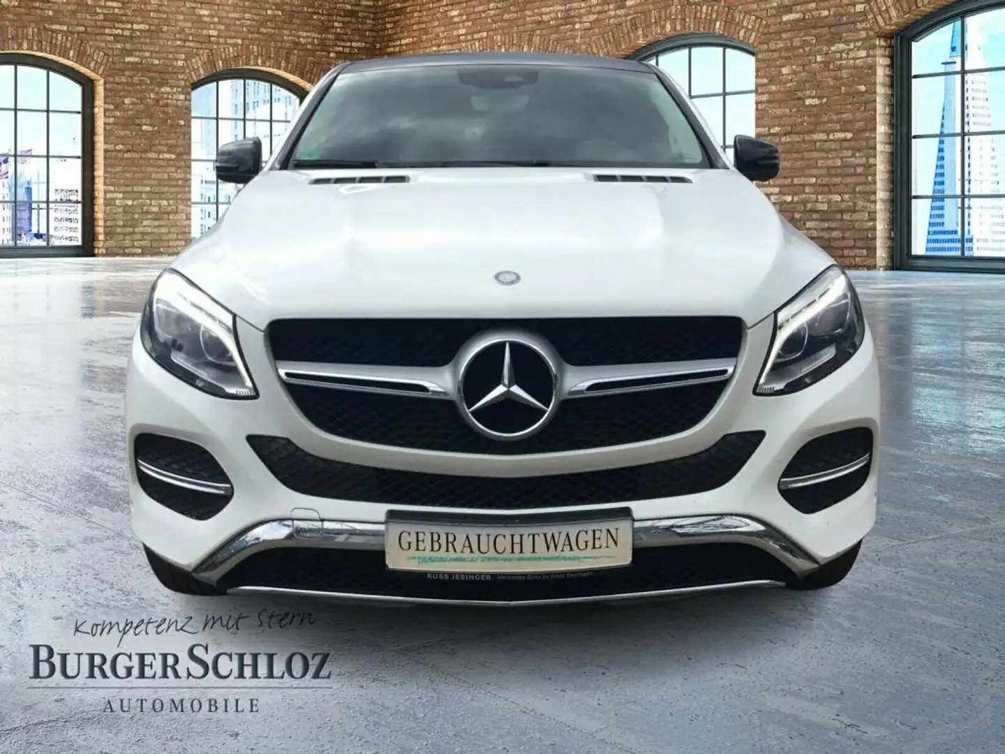 Mercedes-Benz GLE 350 d 4MATIC Coupé Pano SpurH SpurW LM Navi Biały - 2