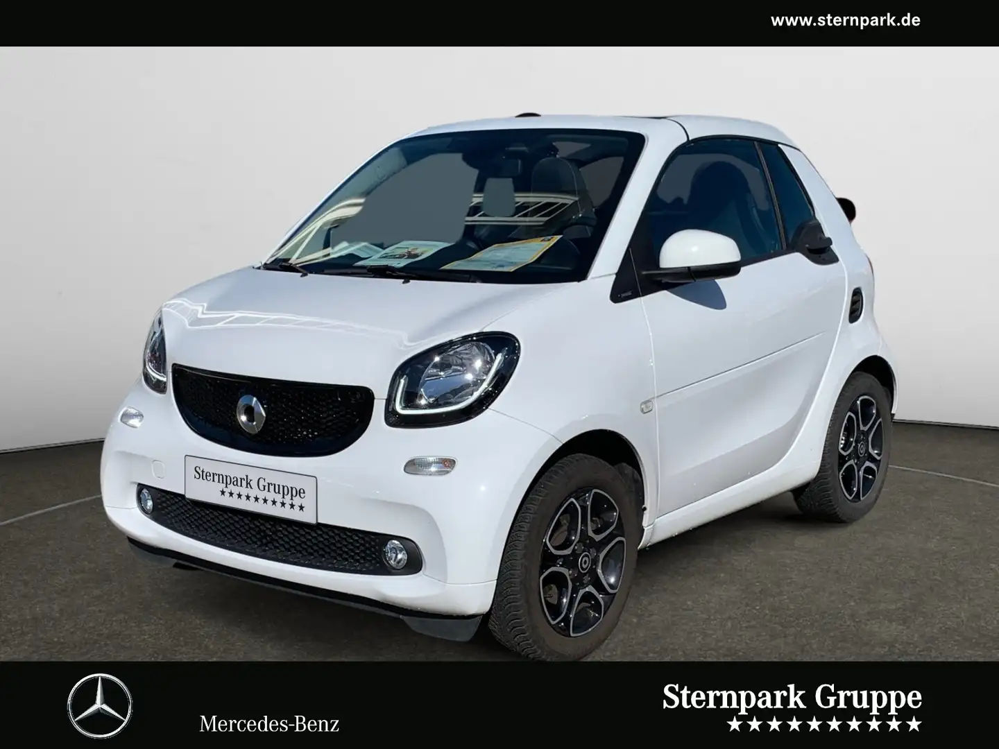 smart forTwo fortwo cabrio passion Navi*Verdeck in Rot* PTS* BC Weiß - 1