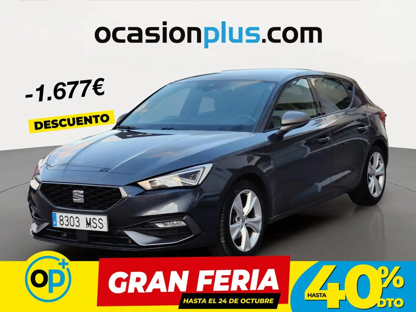 SEAT Leon 1.0 eTSI S&S FR 25º Aniversario DSG-7 110 Gris - 1