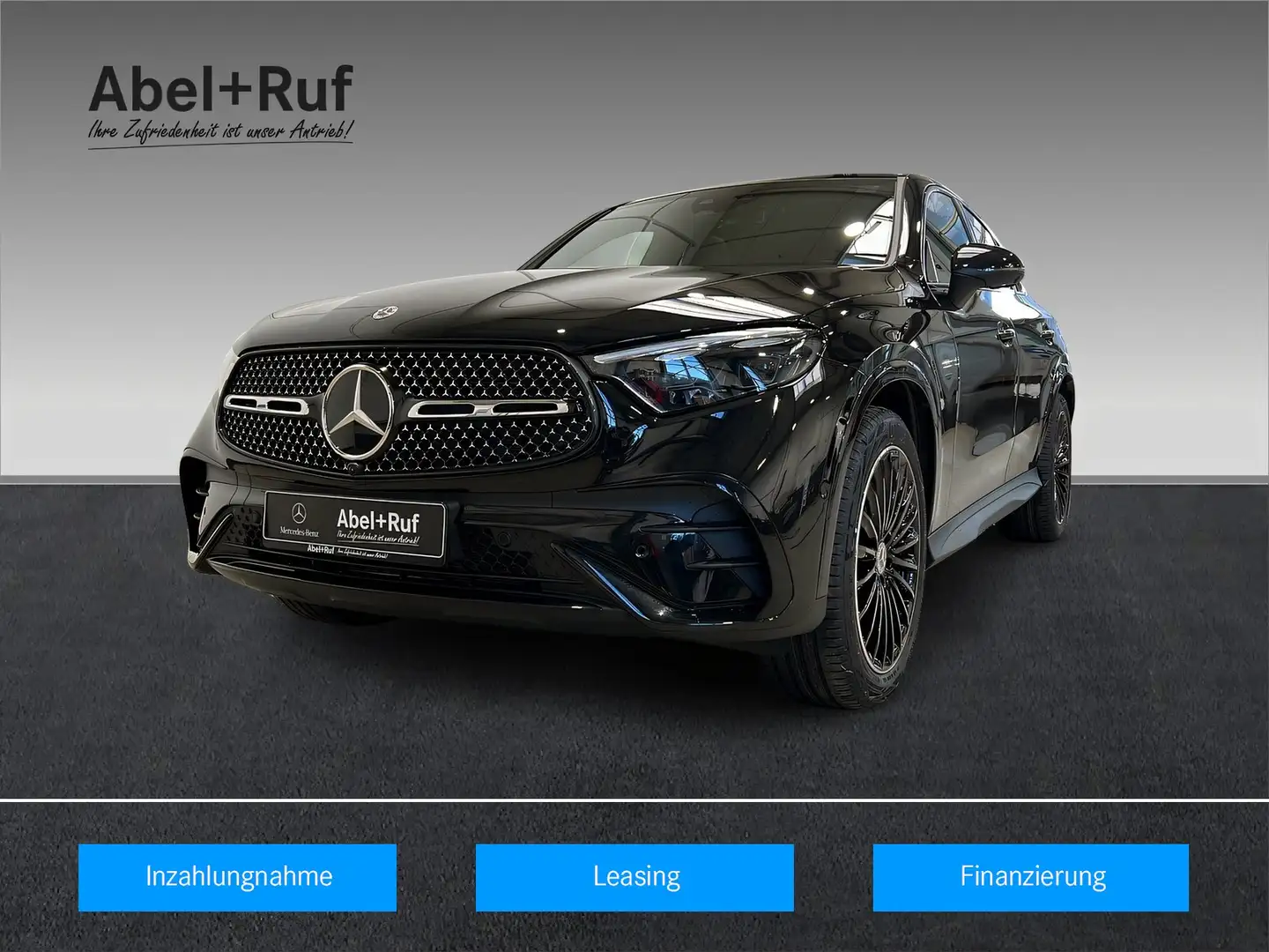 Mercedes-Benz GLC 450 d 4M Coupé AMG+DISTRO+Burme+HuD+AHK+360° Zwart - 1