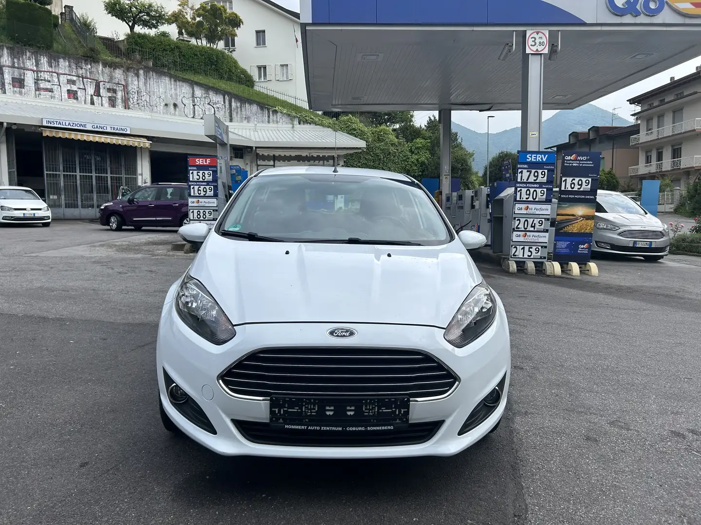 Ford Fiesta 5p 1.2 16v Titanium c/esp 82cv E5 Weiß - 1