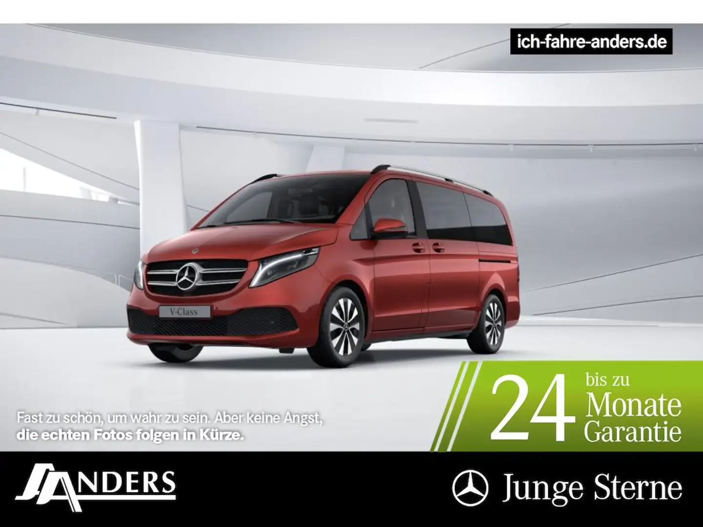Mercedes-Benz V 220 Airmatic *Standhzg*MBUX*LED*Burmes*Rückfk. Rood - 1