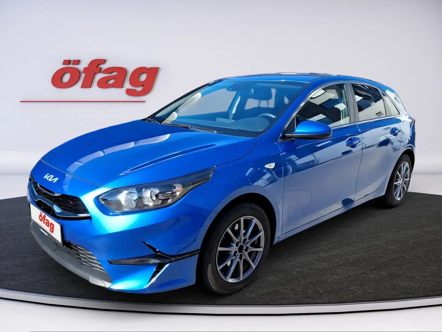 Kia Ceed / cee'd ceed 1,0 T-GDI GPF Silber ACC+Navi+SHZ+2xKlima Blau - 2