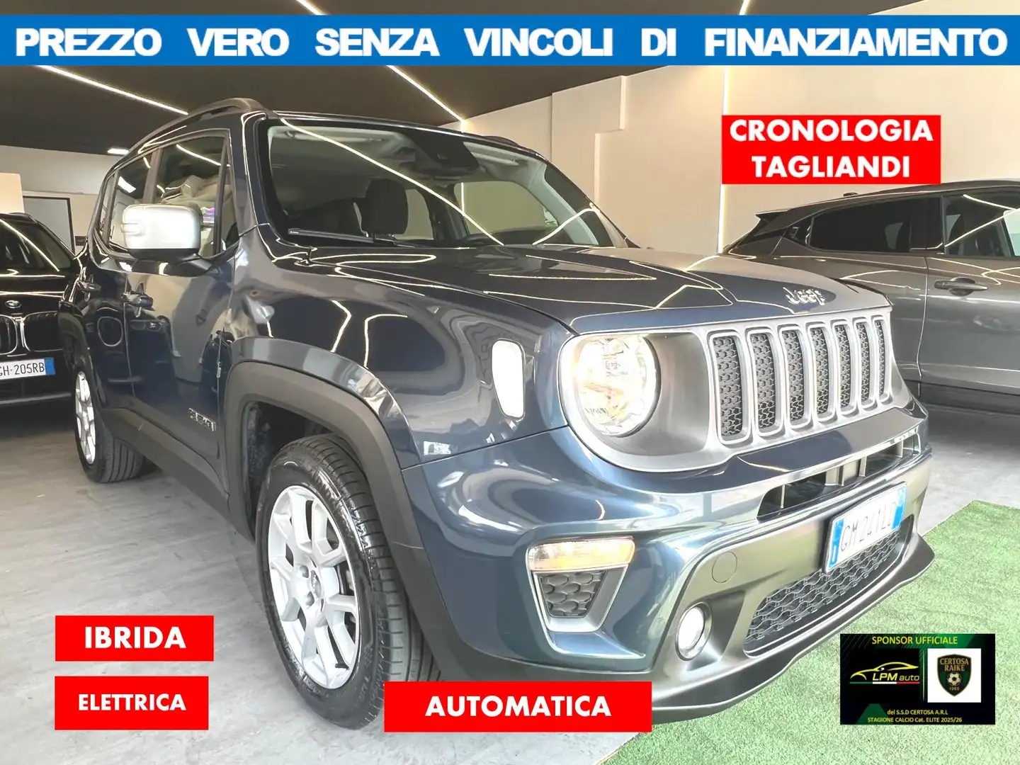 Jeep Renegade 1.5 turbo t4 MHEV DDCT 130CV*NO VINCOLI FINANZ*dct Gris - 1