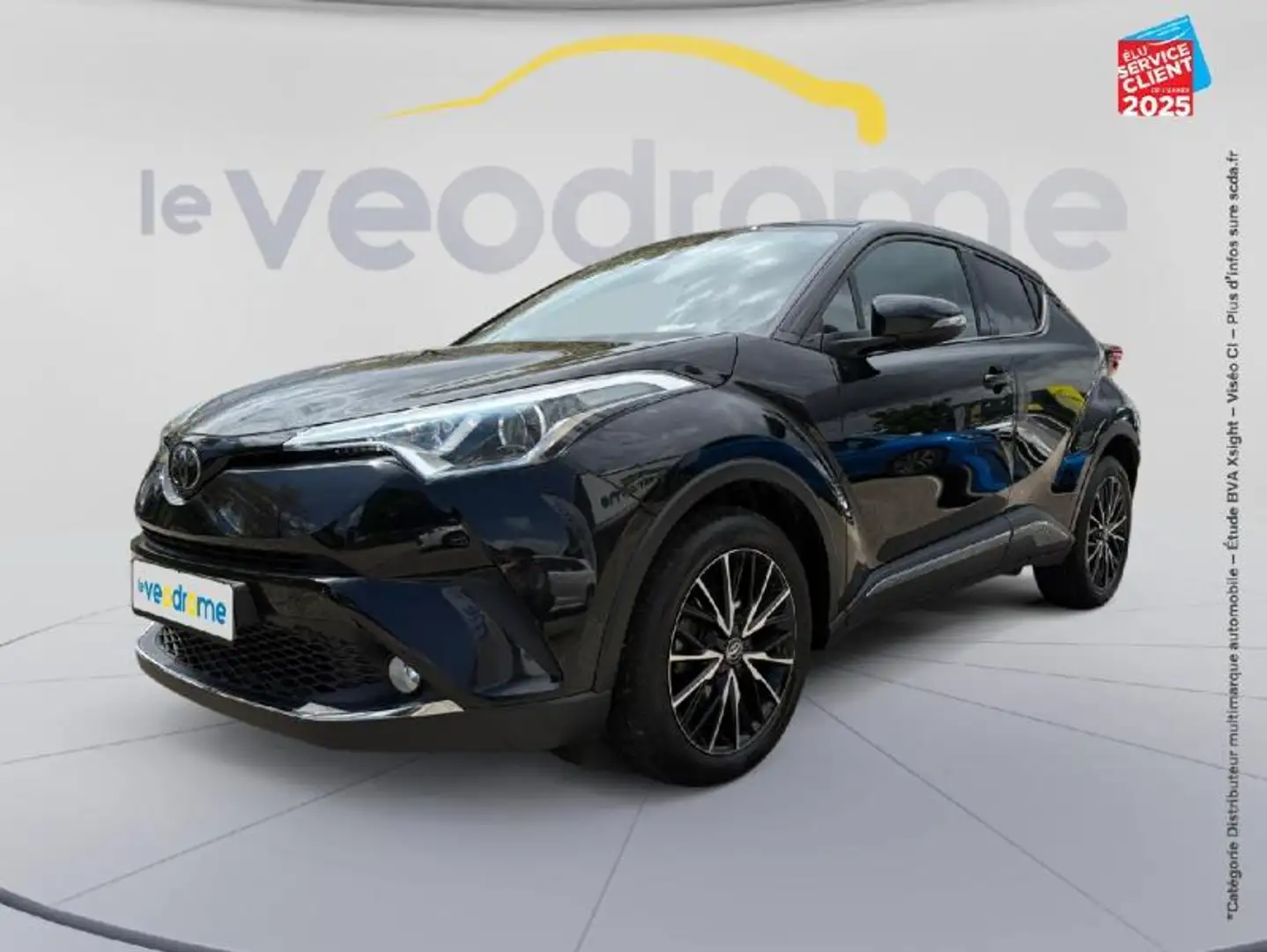 Toyota C-HR 1.2 Turbo 116ch Edition 2WD Siege chauf Camera Negro - 1