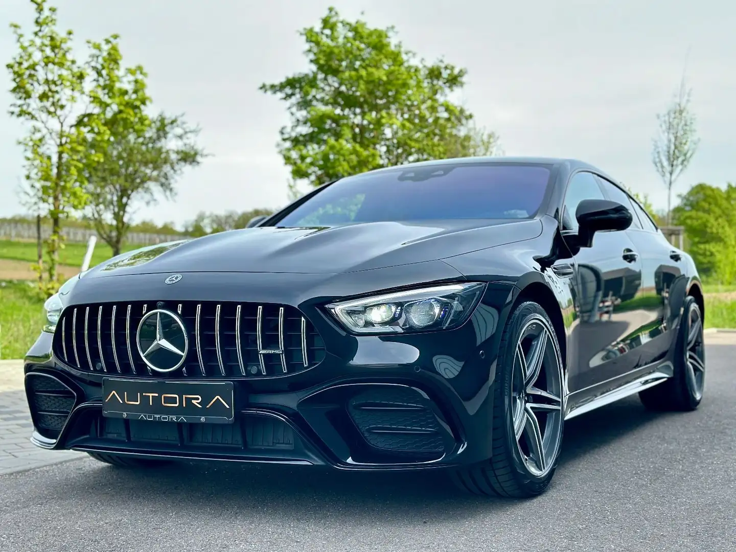 Mercedes-Benz AMG GT 4-trg. 43 |V8 STYLING|WIDES.|BURM.|1.HAND Fekete - 1