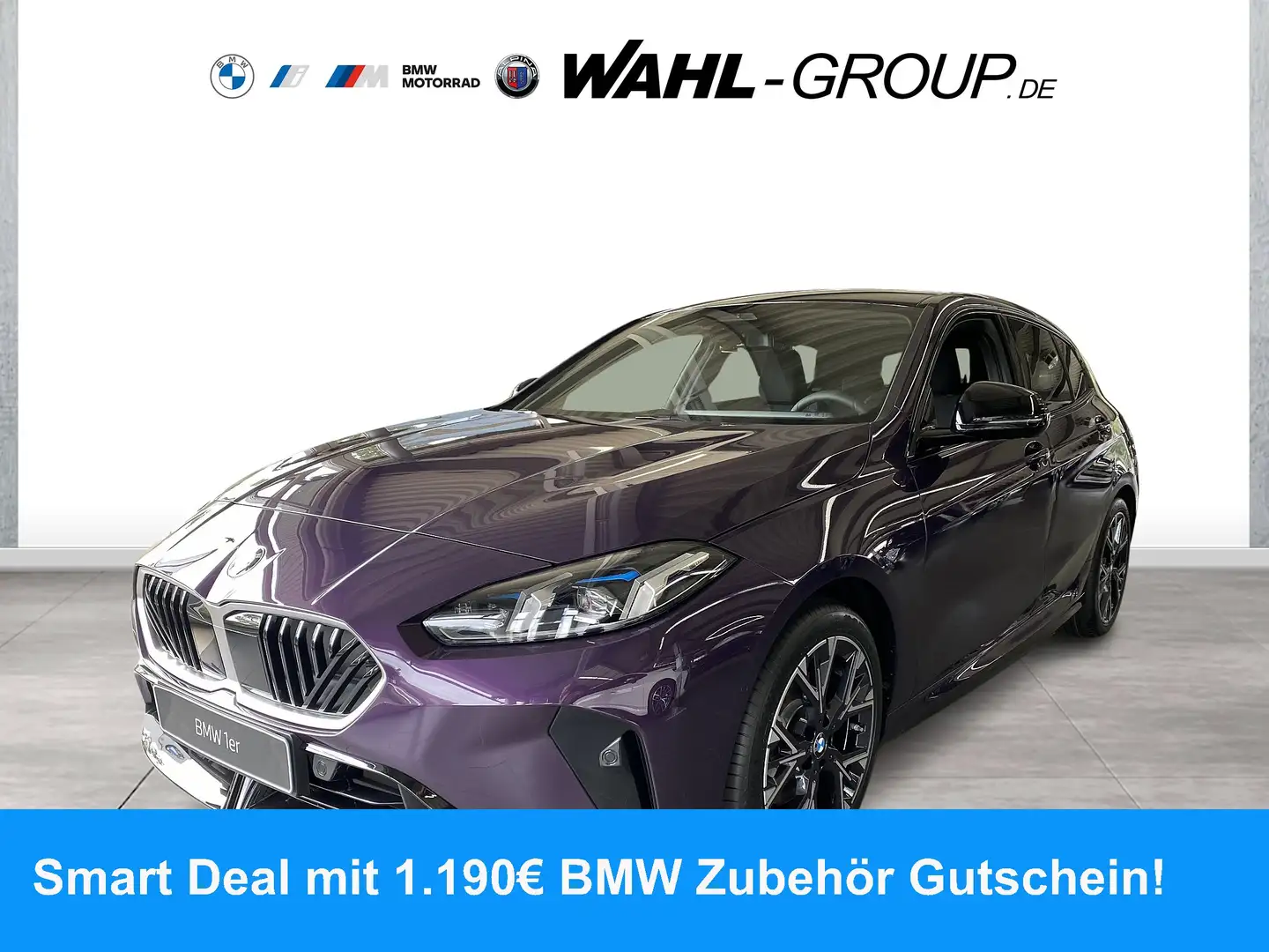 BMW 120 M Sport Premium Adapt LED Navi SHZ Paars - 1