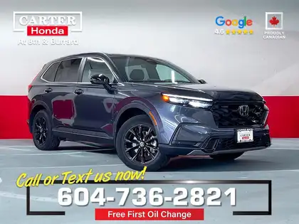 Gray 2024 Honda CR-V Hybrid EX-L AWD SUV / Crossover Continuously Variable Transmission