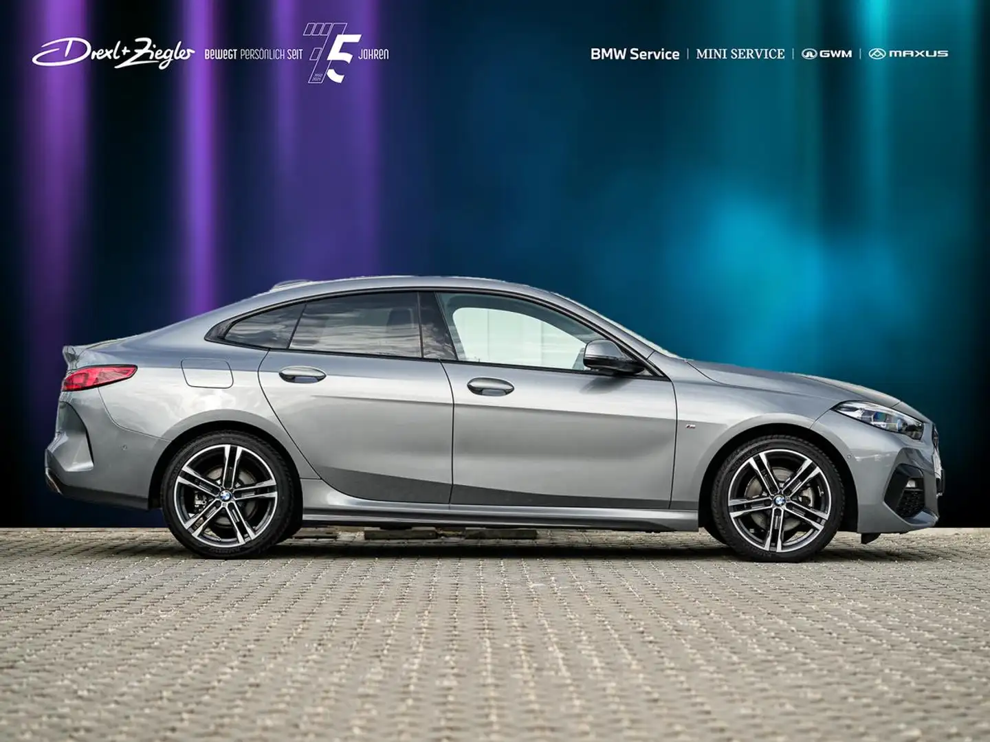 BMW 218 218i Gran Coupe M-Sport 18" PANO KoZg AdLED RFK Grau - 2