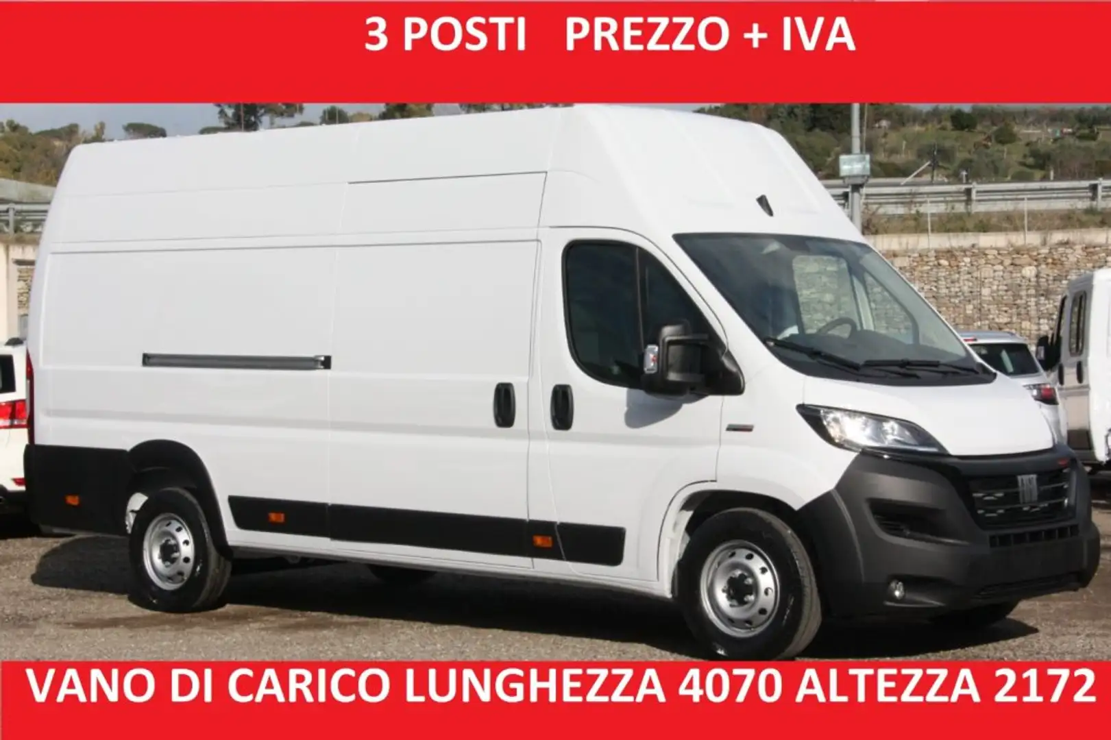 Fiat Ducato 35 2.2 Mjt 180CV PLM-TA XLH3 Furgone Maxi NUOVO Bianco - 1