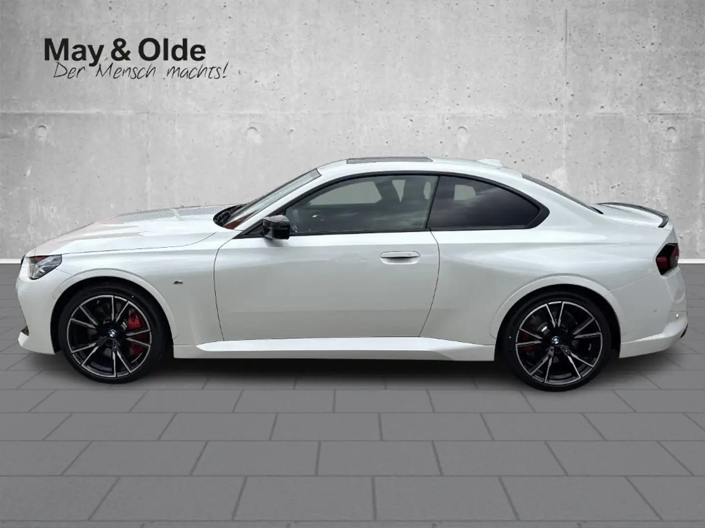 BMW 240 xDrive Coupe AHK Navi h/k PA ACC LED SHZ Alb - 2