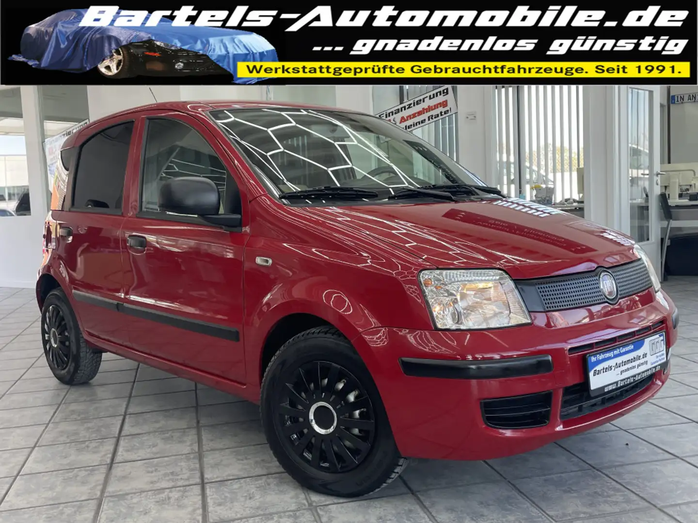 Fiat Panda 1.2 8V MyLive, Klima, HU neu ! Rot - 1