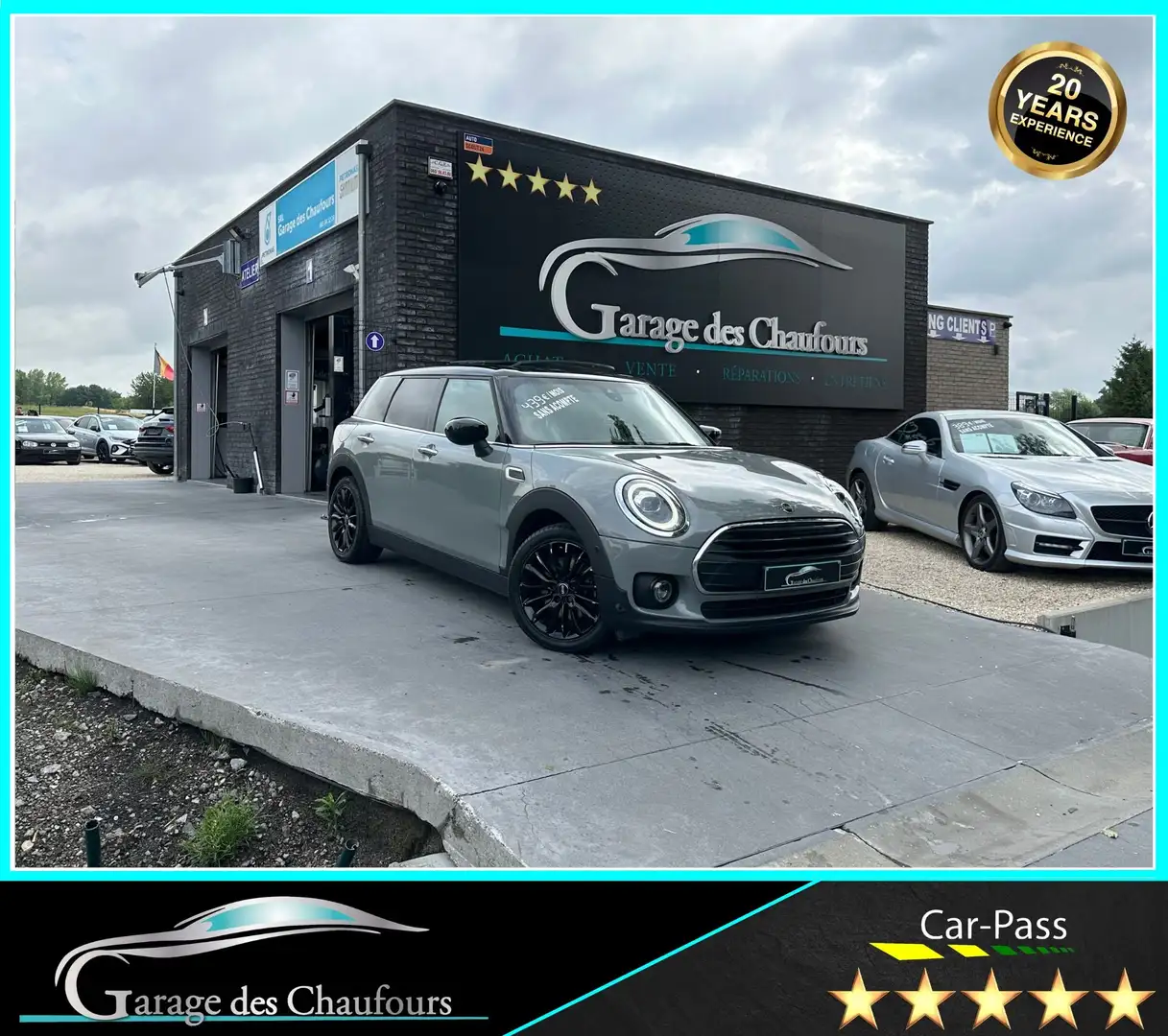 MINI Cooper D Clubman DA - ! 1er Propr. ! - Automatique - Camera - Eu6d Zilver - 1