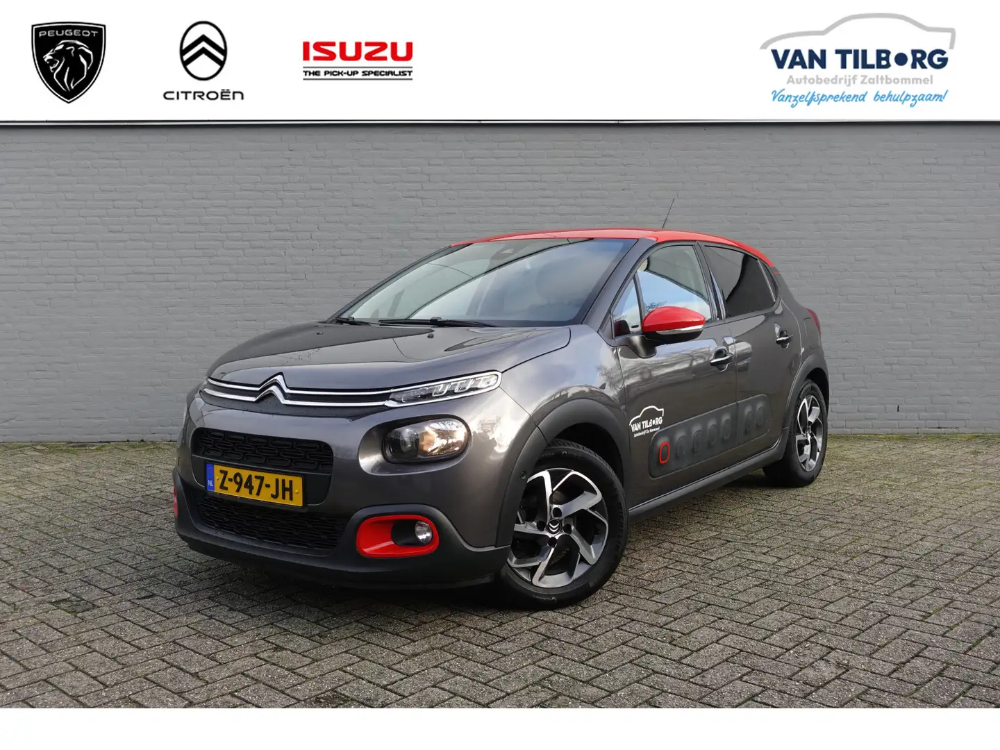 Citroen C3 1.2 PureTech S&S 110 Shine NAV | CLIMA | KEYLESS | Grijs - 1