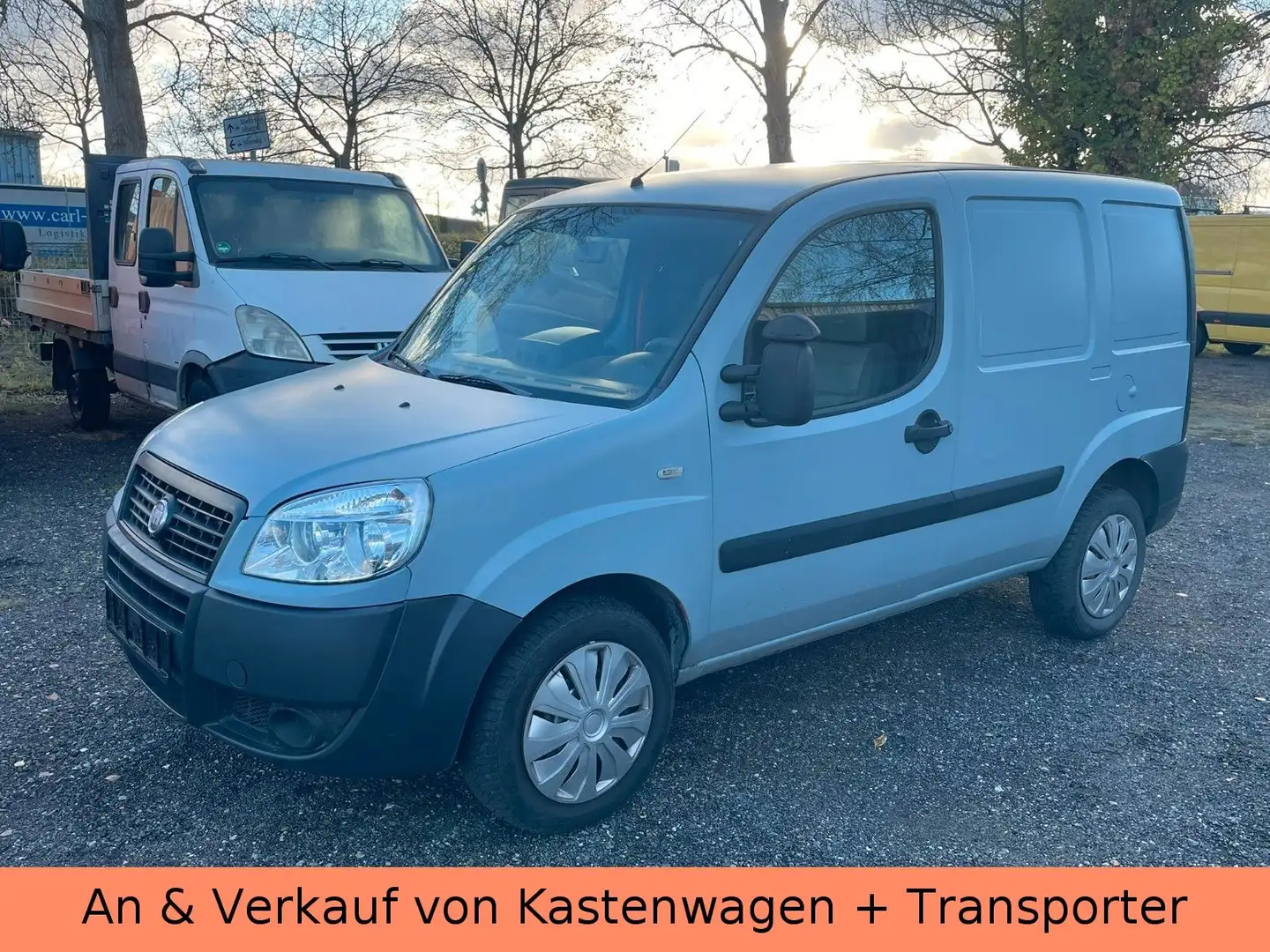Fiat Doblo Cargo 1.3 - TÜV NEU - SERVICE NEU - AHK Grau - 2