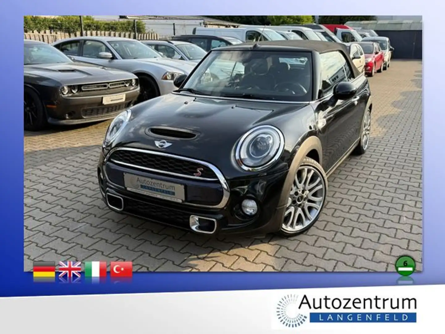 MINI Cooper Cabrio S *LEDER*NAVI*LED*18ZOLL* Zwart - 2