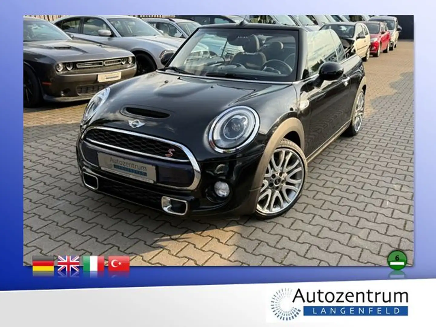 MINI Cooper Cabrio S *LEDER*NAVI*LED*18ZOLL* Schwarz - 1