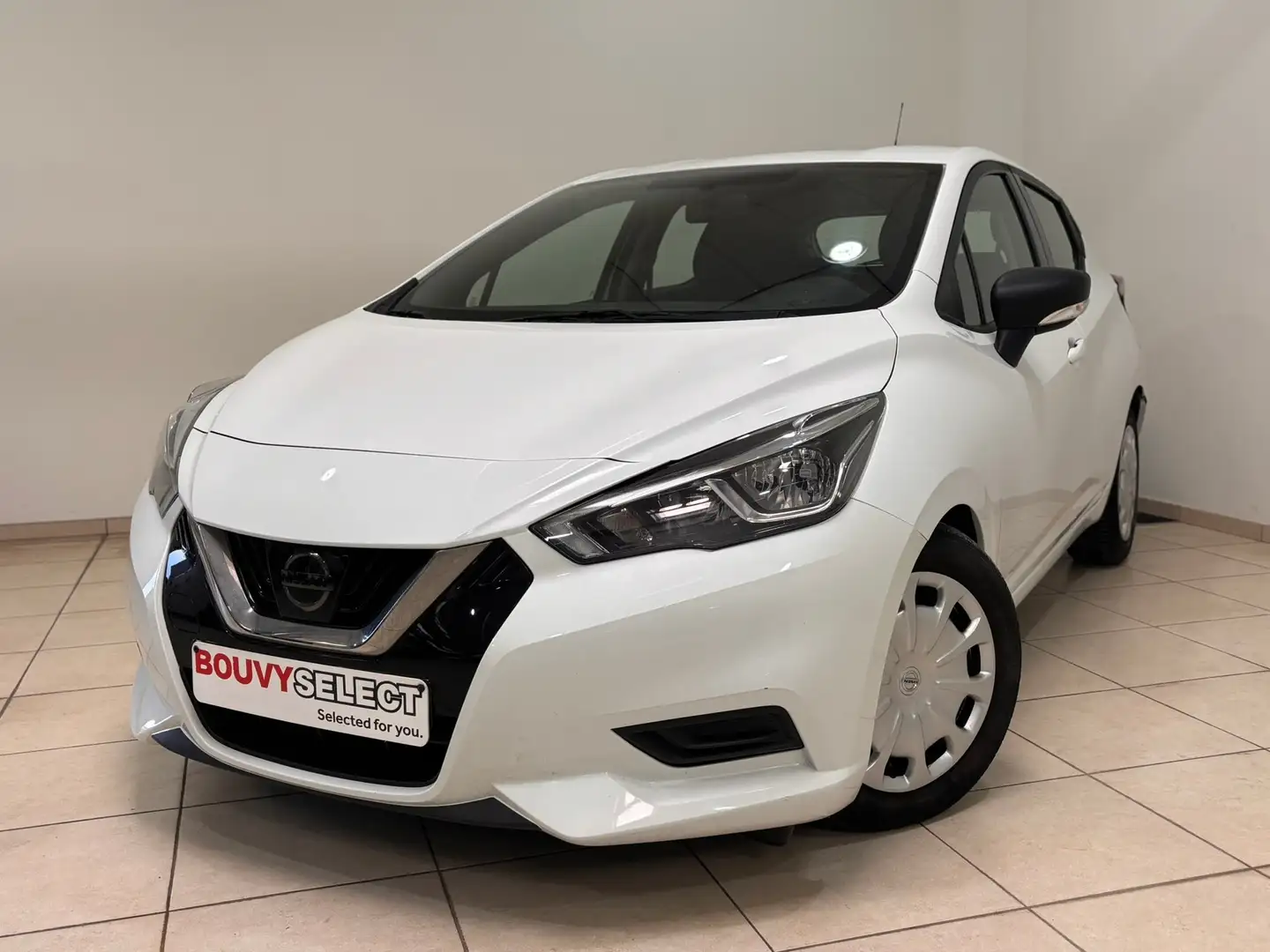 Nissan Micra 1.5dCi Visia+ *CLIM*USB*PHARES AUTO*BLUETOOTH*LIM* Blanc - 1