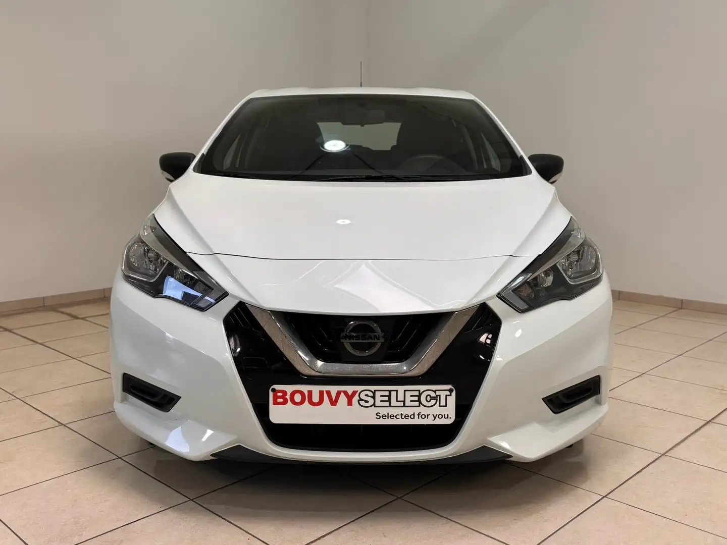 Nissan Micra 1.5dCi Visia+ *CLIM*USB*PHARES AUTO*BLUETOOTH*LIM* Blanc - 2