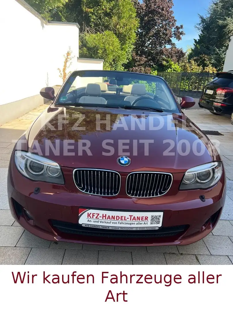 BMW 123 Cabrio 123d/Keyless/Harman Cardon/E-Sitze Rouge - 2