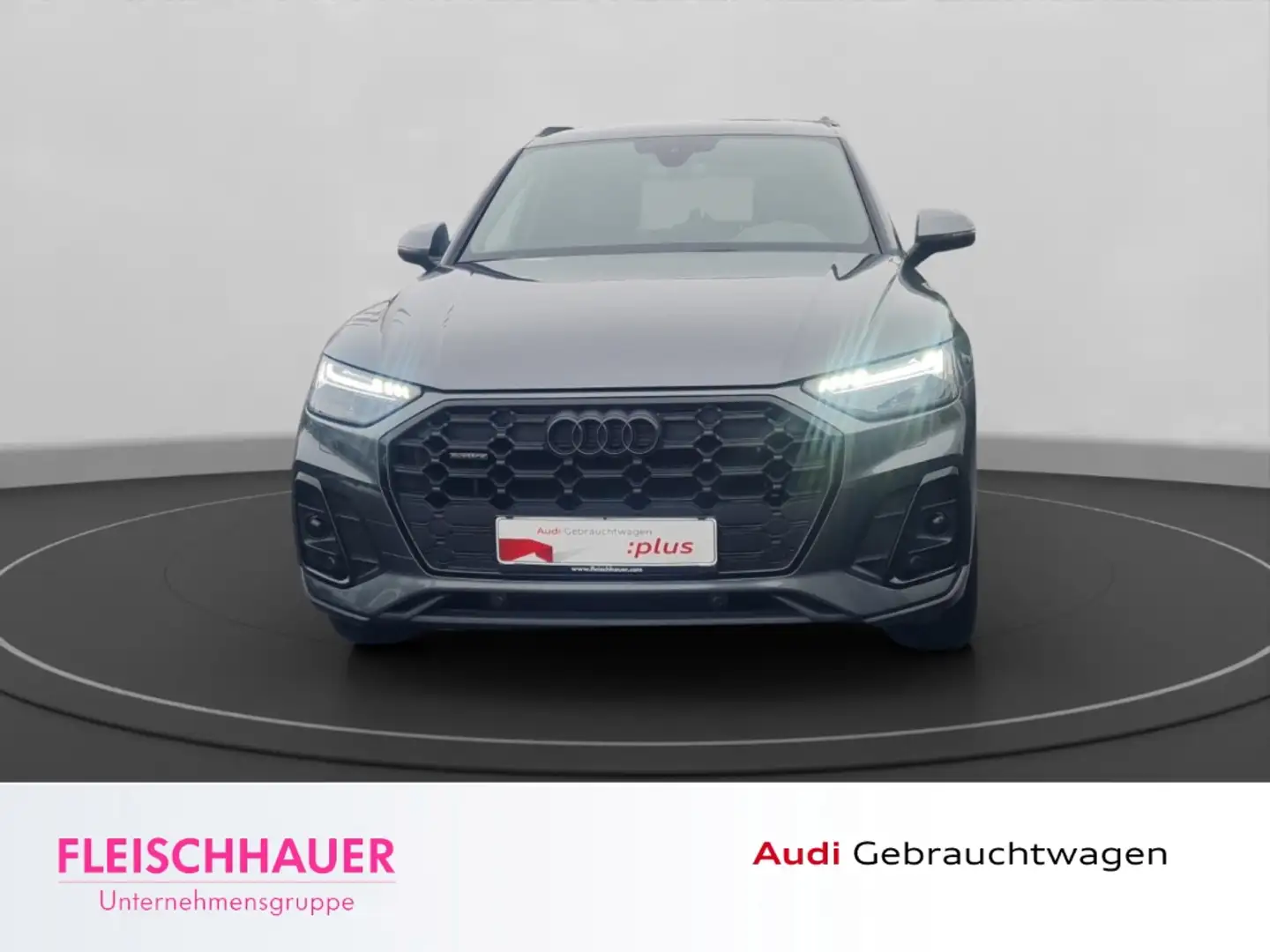 Audi Q5 40 TDI quattro S line Matrix+AHK+Head-up+CarPlay+N Grau - 2
