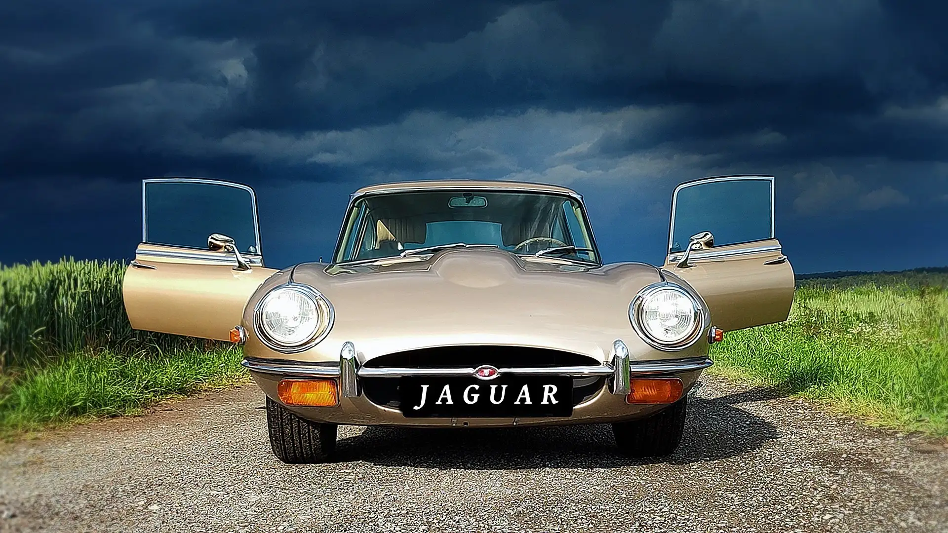 Jaguar E-Type Zlatna - 1