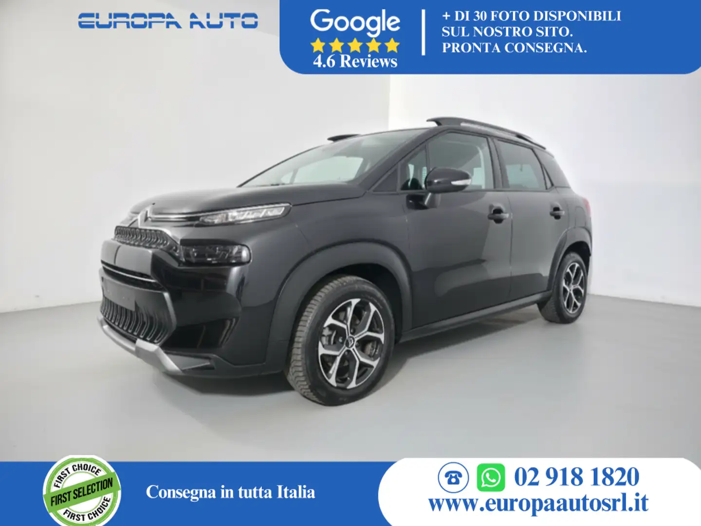 Citroen C3 Aircross PureTech 110 S&S Plus *NAVIGATORE/SENSORI POST* Nero - 1