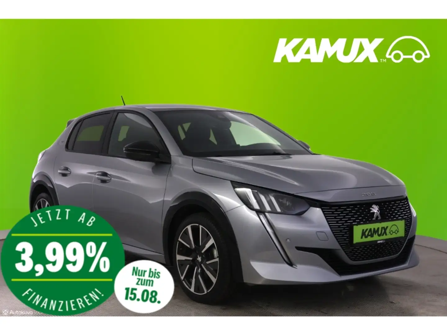 Peugeot 208 1.2PureTech Aut.GT+LED+NAVI+PANO Szürke - 1