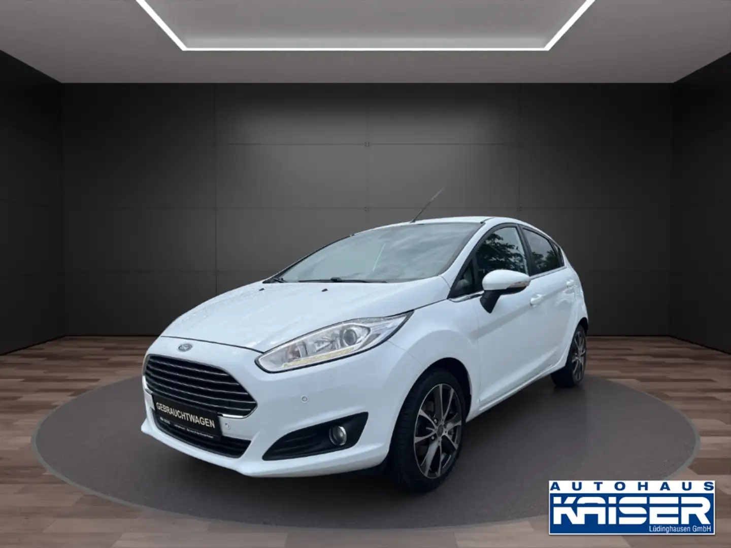 Ford Fiesta Titanium Navi Klimaautom Rückfahrkamera Weiß - 1