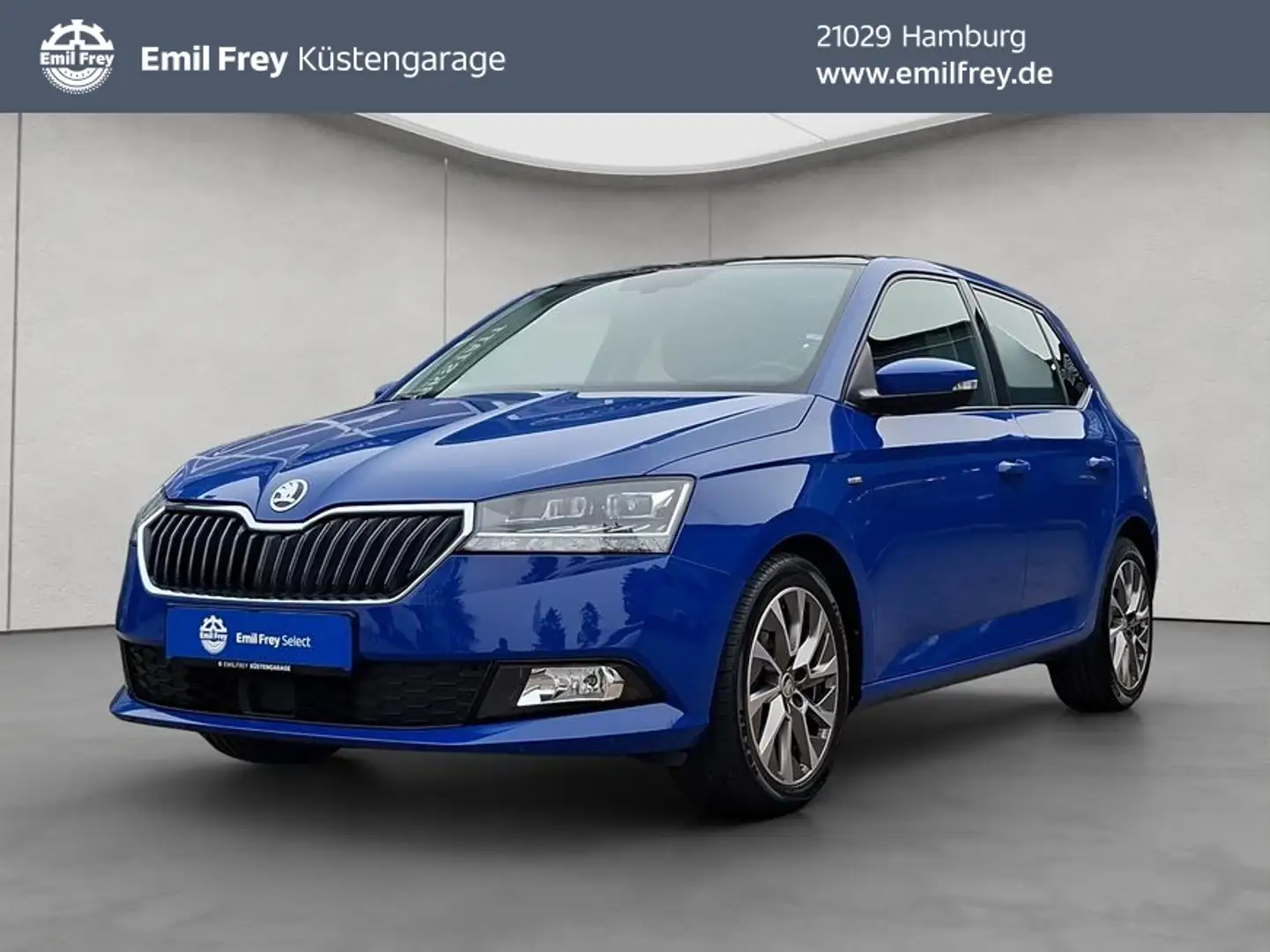 Skoda Fabia 1.0 TSI DSG CLEVER Best Of NAVI LED PANO ACC Blau - 1