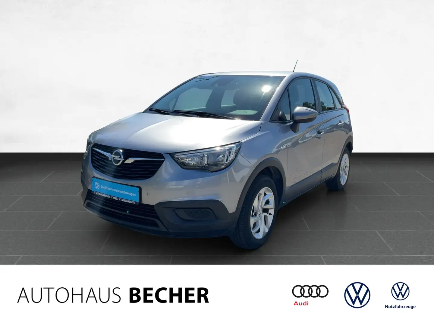 Opel Crossland X 1.2 Turbo 6-Gang /AHK/Sitzhz/Klima Silber - 1